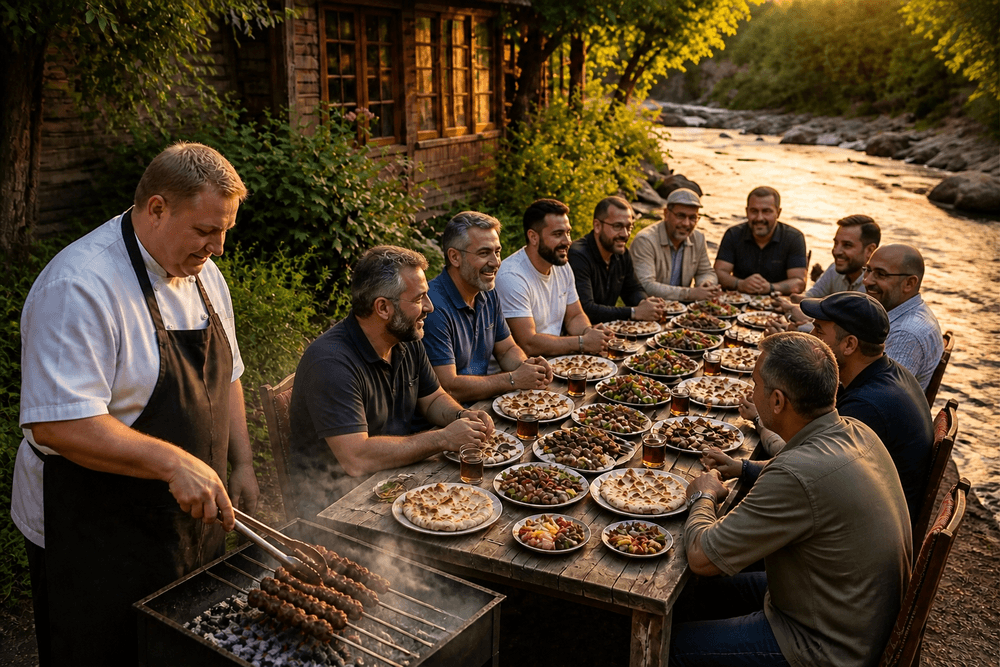 Riverside Grill — a gathering beside the river